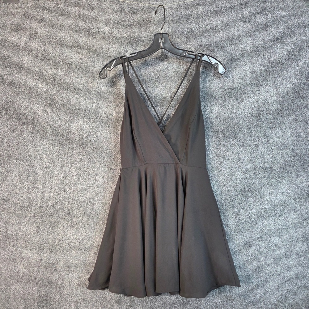 Kimchi Blue‎ Criss Cross Back Skater Mini Dress Womens Small V-Neck Fit & Flare